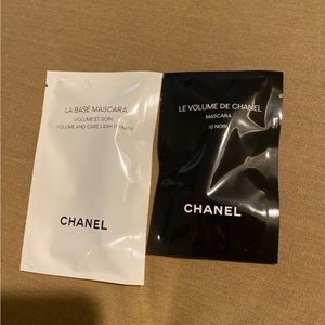la base mascara and le volume de Chanel mascara
